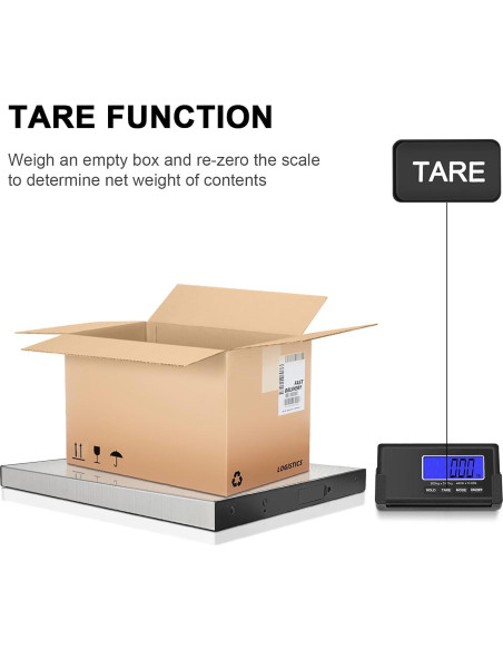 Balanza de Envío THINKSCALE 200kg Acero Inoxidable LCD Inalámbrica