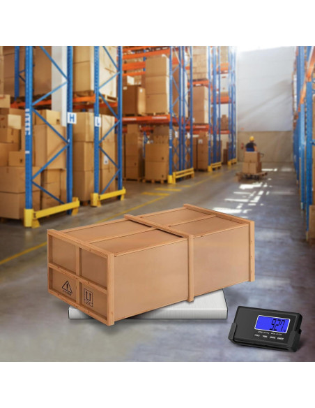 Balanza de Envío THINKSCALE 200kg Acero Inoxidable LCD Inalámbrica