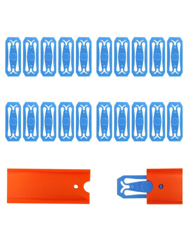 Juego de Conectores de Pista Hot Wheels - 20 Reemplazos ARSUNOVO