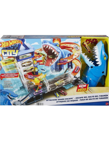 Juego de Escape Tiburón Atacante Hot Wheels HDP06