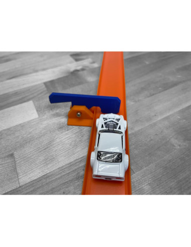 Abrazadera de pista con puerta de inicio Hot Wheels 1 carril
