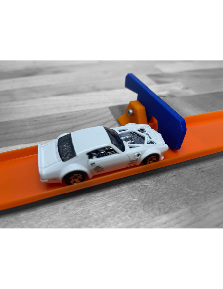 Abrazadera de pista con puerta de inicio Hot Wheels 1 carril