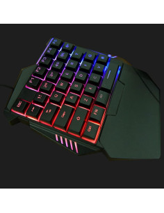 Teclado Mecánico Yosoo RGB Ergonómico para Juegos 35 Teclas 2