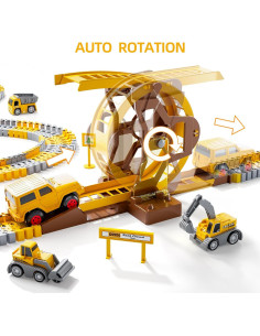 Juego de Pistas de Construcción 299 PCS iHaHa con Coches 2