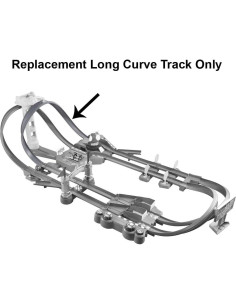 Pista Curva Larga Gris de Reemplazo Hot Wheels GCP27 2