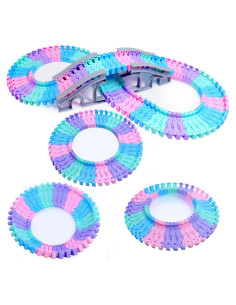 Set de Pistas Flexibles 96 PCS SCKTYZS - Juguete de Carreras