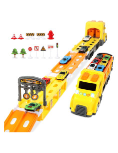 Conjunto de Pista de Carreras Camión Transportador ITEFDTUTNE 1.2m