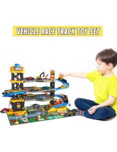 Set de Juego de Pista de Carreras Dollox con 6 Coches 1.61 kg 2