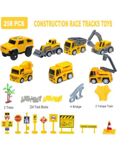 Set de Juguetes de Construcción CEGCO 258 Piezas Pista de Carreras 2