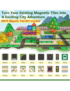 90 Accesorios de Carretera Magnéticos Soyee para Azulejos 2