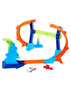 Juego de Pista de Autos Hot Wheels con Loop de Tornillo y Auto 1:64