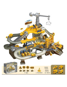 Set de Pista de Coches de Construcción Shantou Xiongtong