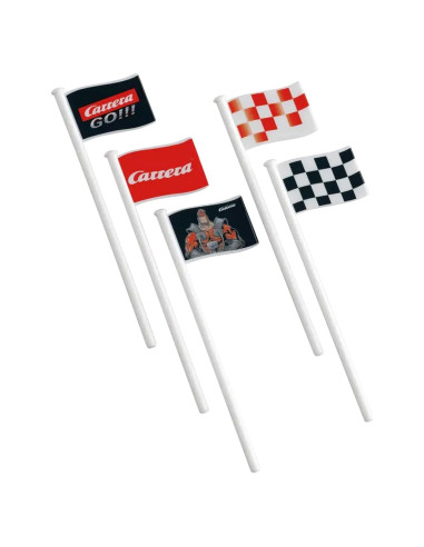 Banderas Carrera GO Digital 143 - 10 Unidades Decorativas
