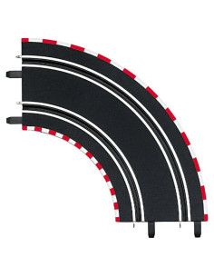 Pista Curva Carrera Go!!! 1:43 - 2 Piezas 90 Grados