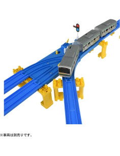 Vía de tren Plarail Takara Tomy Riel Recto 19x41cm 2