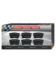 Pista Carrera Digital Evolución Curva Plana 3/30 Grados - Carrera