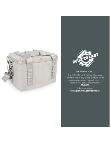 Cooler Aislado PICNIC TIME Tarana 12 Latas Ecológico Gris