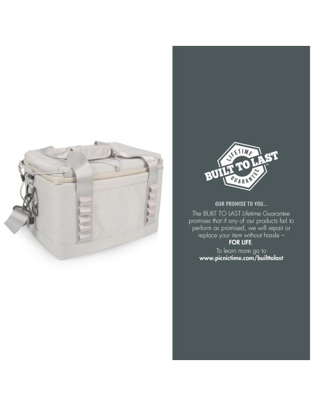 Cooler Aislado PICNIC TIME Tarana 12 Latas Ecológico Gris