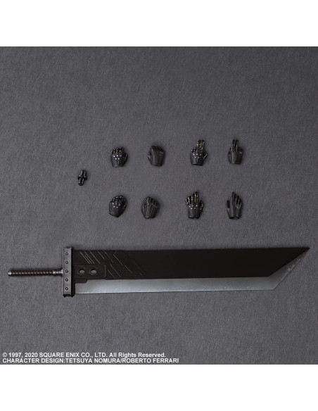 Figura de Acción Final Fantasy VII Remake Jessie y Cloud con Bicicleta Figura de Acción Final Fantasy VII Remake Jessie y Cloud con Bicicleta