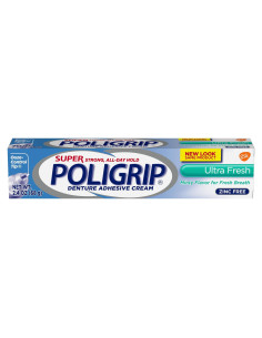 Adhesivo para Dentaduras Poli-Grip ULT 68g Sabor Menta