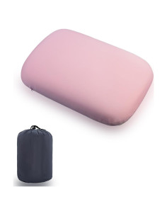 Almohada de Viaje Nimorio Espuma de Memoria Rosa 38x26cm