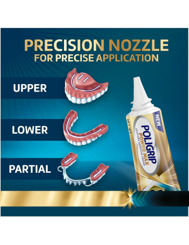 Poligrip Power Max Ultimate Crema Adhesiva Dentaduras 4x62.37g
