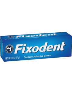 Crema Adhesiva para Dentaduras Fixodent Secure 34 g (2 Paquetes) 2