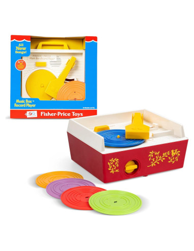 Tocadiscos Fisher Price Change-A-Record - Juguete Retro 18+ meses