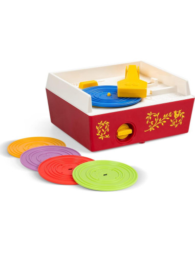 Tocadiscos Fisher Price Change-A-Record - Juguete Retro 18+ meses