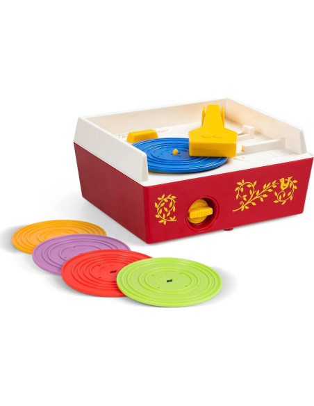 Tocadiscos Fisher Price Change-A-Record - Juguete Retro 18+ meses