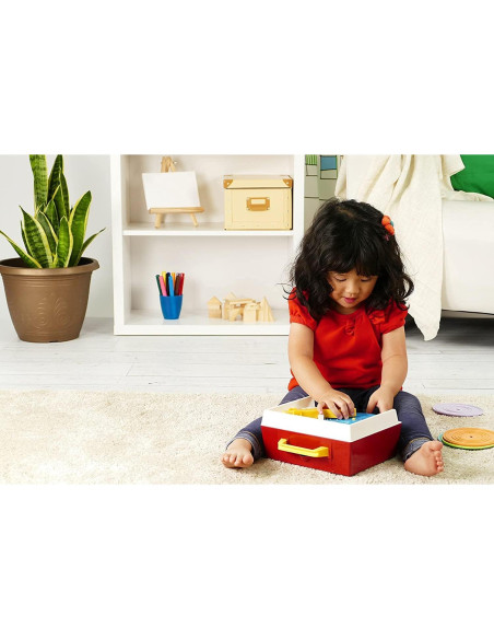 Tocadiscos Fisher Price Change-A-Record - Juguete Retro 18+ meses