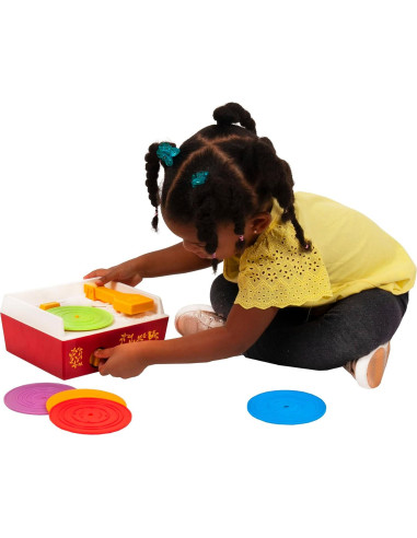 Tocadiscos Fisher Price Change-A-Record - Juguete Retro 18+ meses