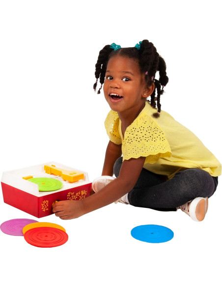 Tocadiscos Fisher Price Change-A-Record - Juguete Retro 18+ meses