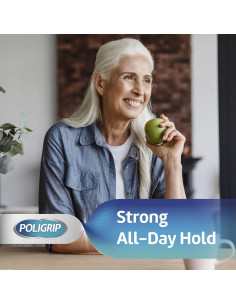 Poligrip Crema Adhesiva para Dentaduras Sabor Libre 40g 2