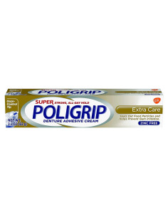 Crema Adhesiva para Dentaduras Super Poligrip Cuidado Extra 62g