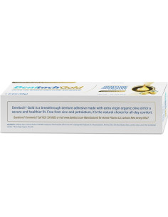 Adhesivo para Dentaduras Denttach Gold 68g - Libre de Zinc y Petrolato 2