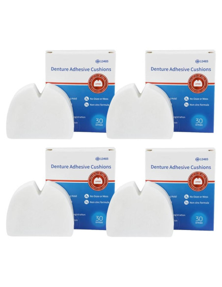 120 Almohadillas Adhesivas para Dentaduras Superior Ovovo