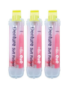 Kit de Reline Suave E&E para Dentaduras Superiores e Inferiores 2