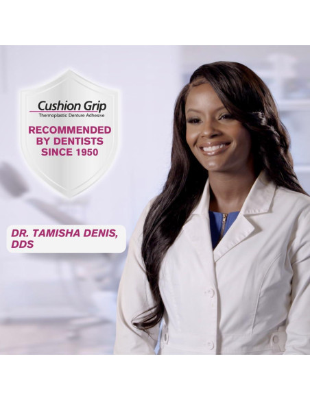 Adhesivo para Dentaduras Cushion Grip 0.35 oz Viaje 2 Piezas Adhesivo para Dentaduras Cushion Grip 0.35 oz Viaje 2 Piezas