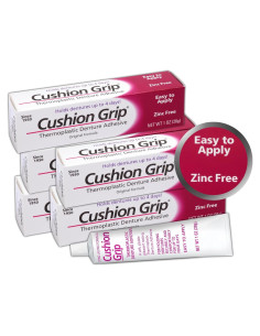 Adhesivo para Dentaduras Cushion Grip 28g - Ajuste y Comodidad