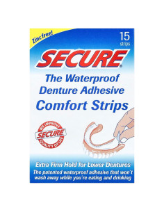 Adhesivo para Dentaduras Seguras Fuerte 348g - Impermeable