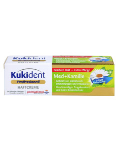 Crema Adhesiva para Dentaduras Kukident Extra Fuerte 40g