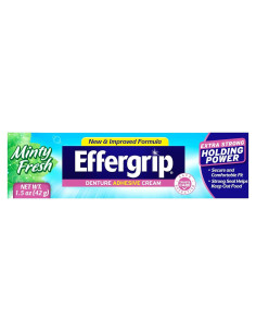 Adhesivo para Dentaduras Effergrip Extra Fuerte 42.52 g