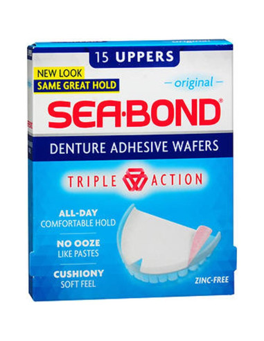 Sellos Adhesivos para Prótesis Dentales Sea-Bond 30 Unidades