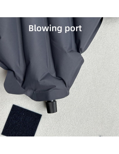 Cojín de Asiento Inflable XG Glitter Gris 35.56x35.56cm