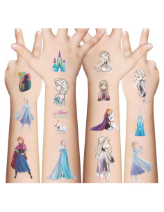 Hojas de Tatuajes Temporales MoQian Congelado para Niños