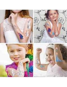 Hojas de Tatuajes Temporales MoQian Congelado para Niños 2