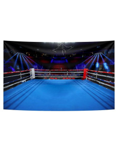 Fondo de Fotografía de Boxeo 210x150cm Update para Fiestas
