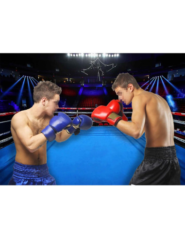 Fondo de Fotografía de Boxeo 210x150cm Update para Fiestas