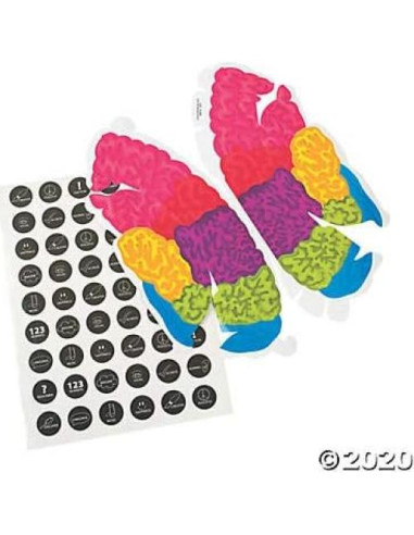 Sombreros de Cerebro Fun Express - Set de 12 Kits Didácticos